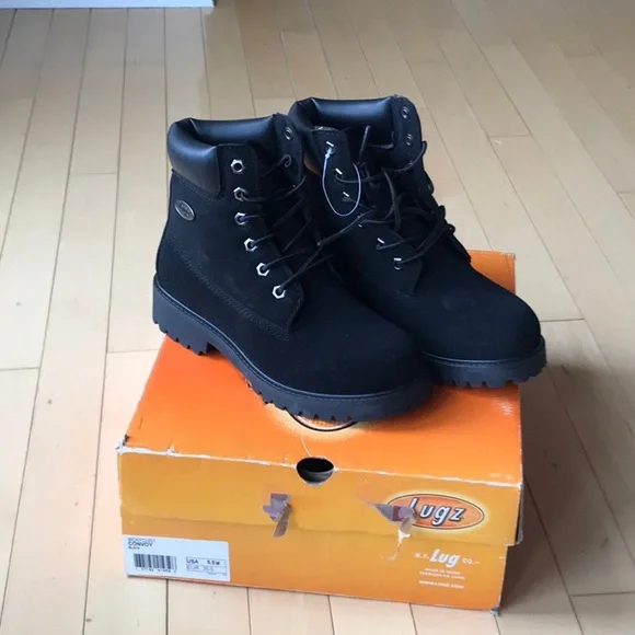 Lugz Shoes New Womens Lugz Convoy Combat Boots In Box Sz 55